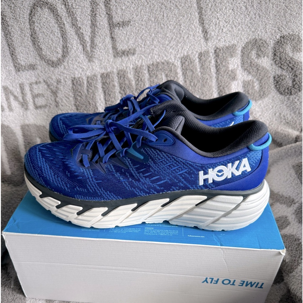 Hoka One One Gaviota 4 Blue Graphite, men size 12